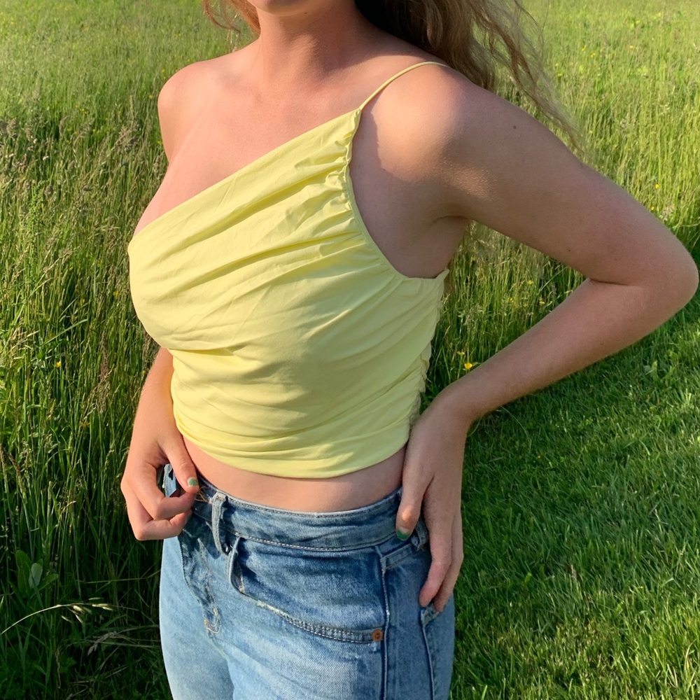 Zara Light Yellow Camisole
